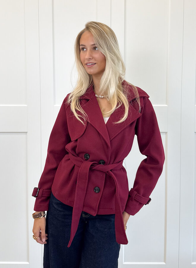 My perfect coat bordeaux