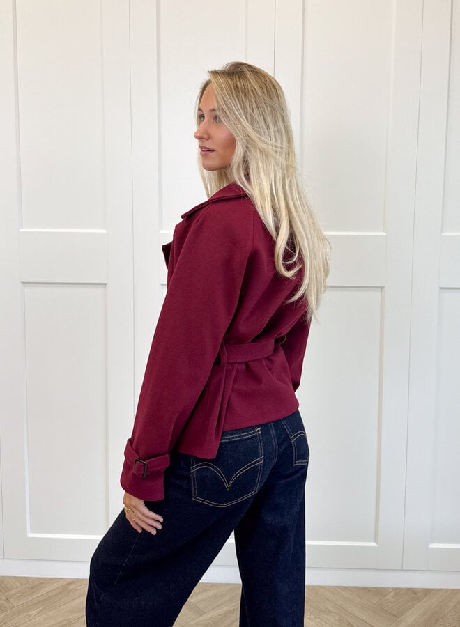 My perfect coat bordeaux