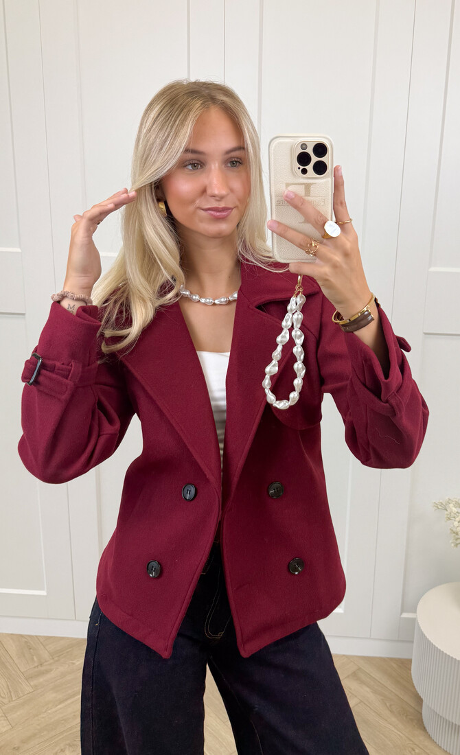 My perfect coat bordeaux