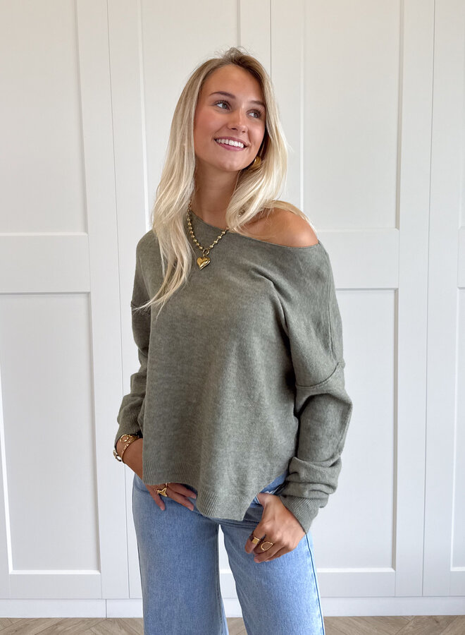 Sweater Mila kaki