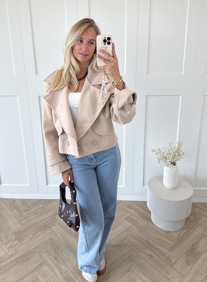 Trenchcoat jas Elena beige