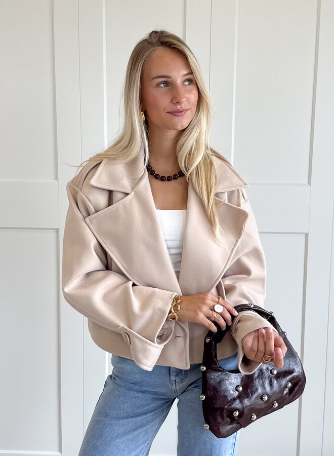 Trenchcoat jas Elena beige