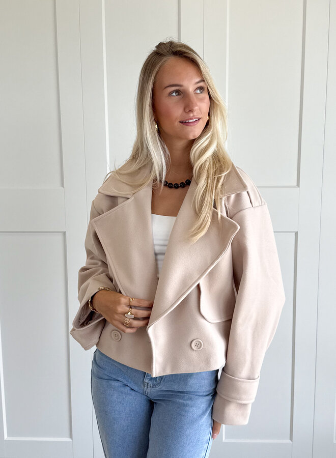 Trenchcoat jas Elena beige