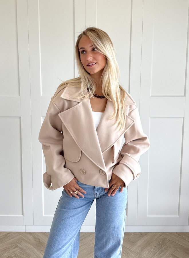 Trenchcoat jas Elena beige