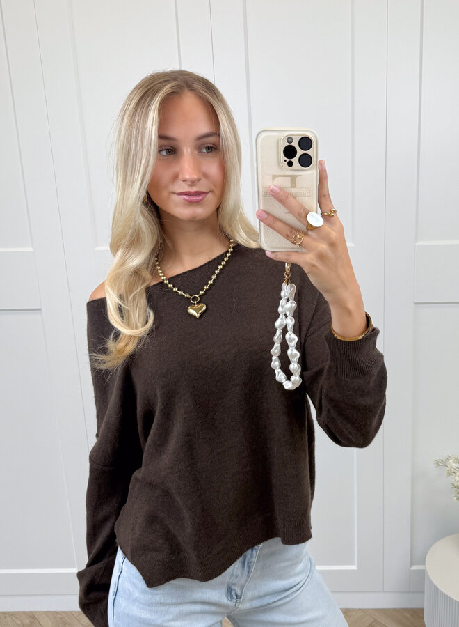 Sweater Mila bruin