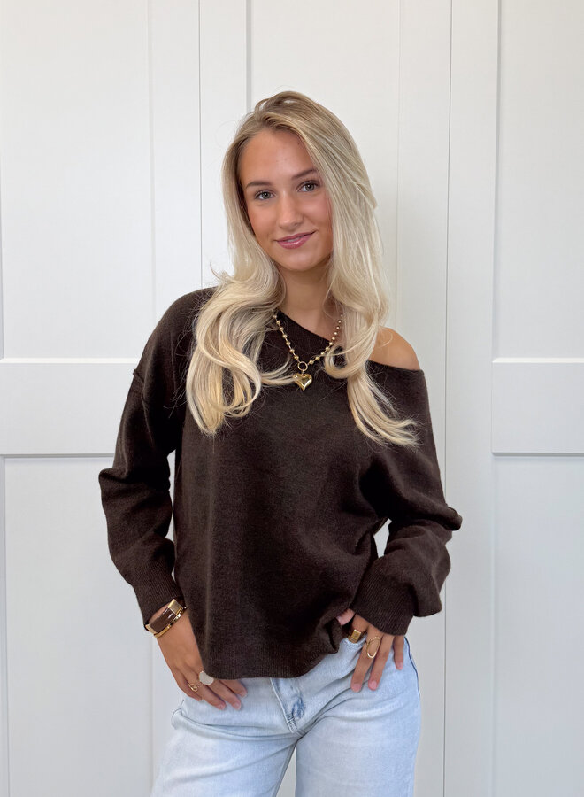 Sweater Mila bruin