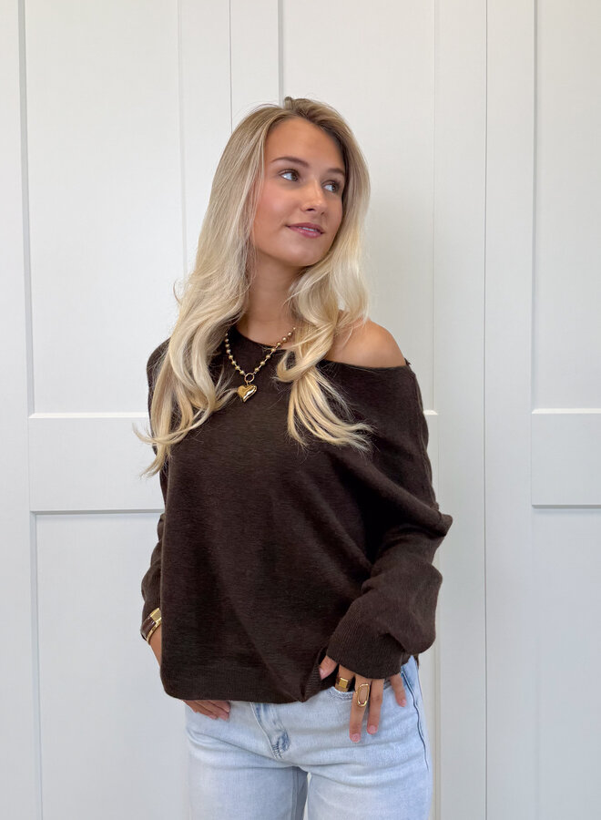 Sweater Mila bruin