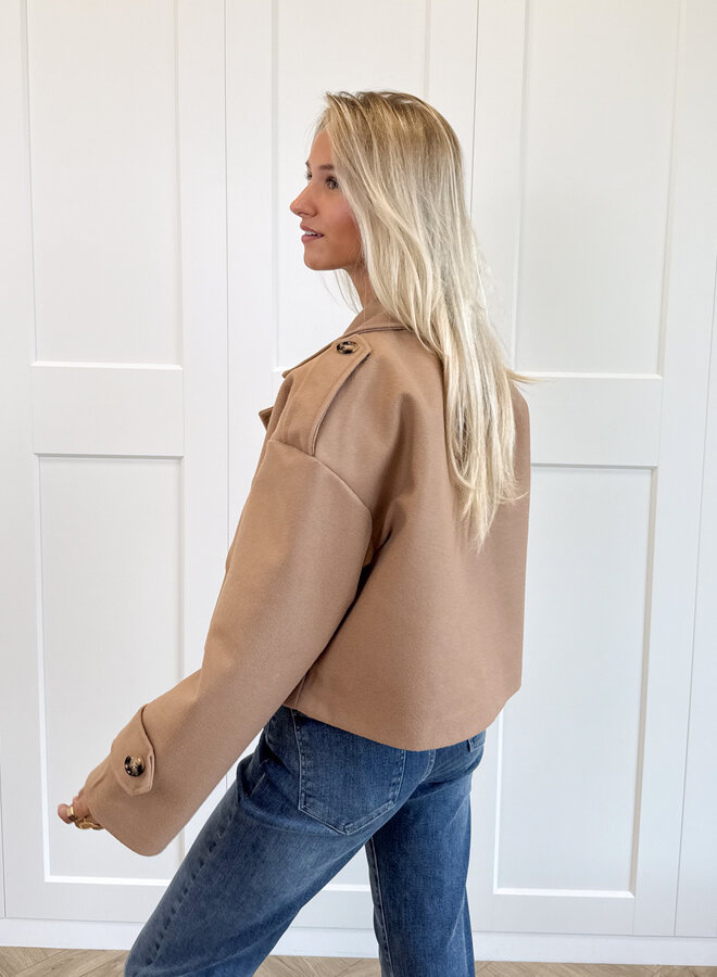 Trenchcoat jas Elena camel
