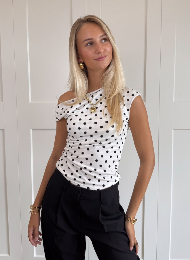 Top Valerie wit