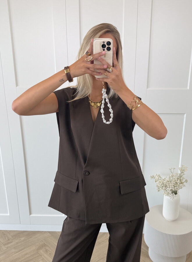 Gilet Sienna bruin