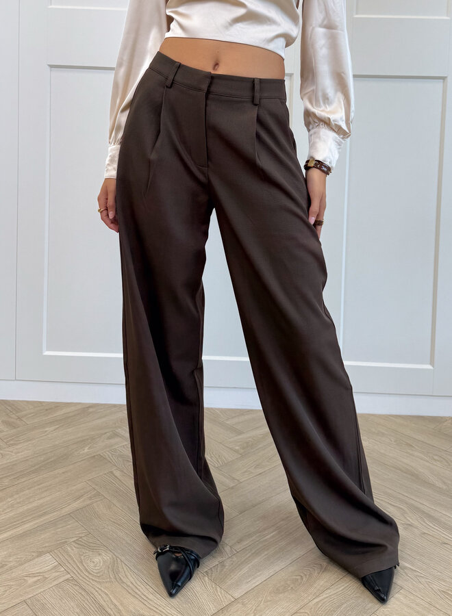 Pantalon Amélie bruin