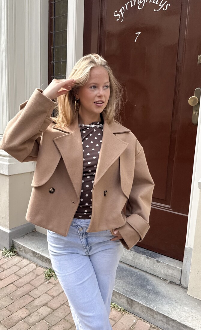 Trenchcoat jas Elena camel