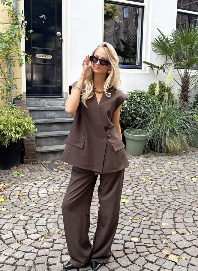 Gilet Sienna bruin