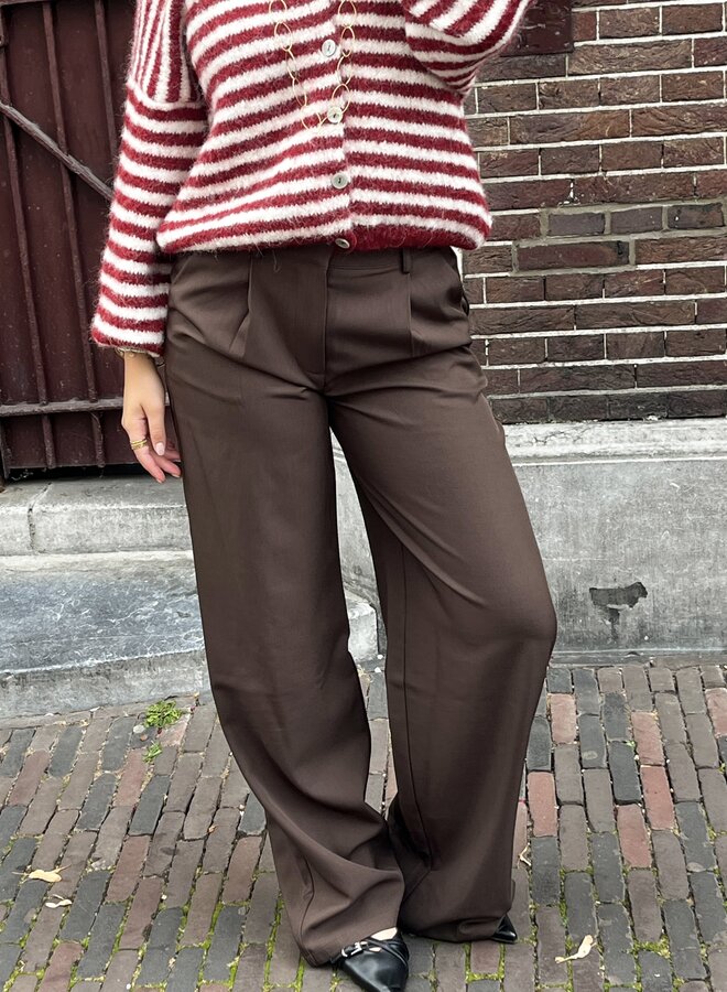 Pantalon Amélie bruin