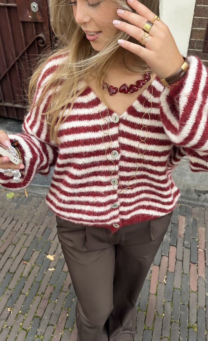 Vest Sophie rood