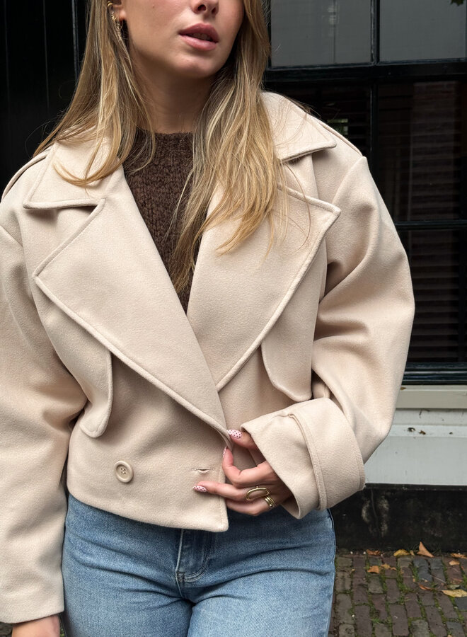 Trenchcoat jas Elena beige