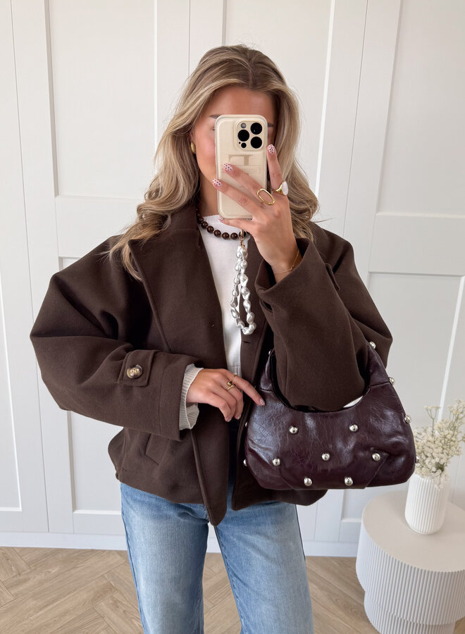 Coat Angel bruin