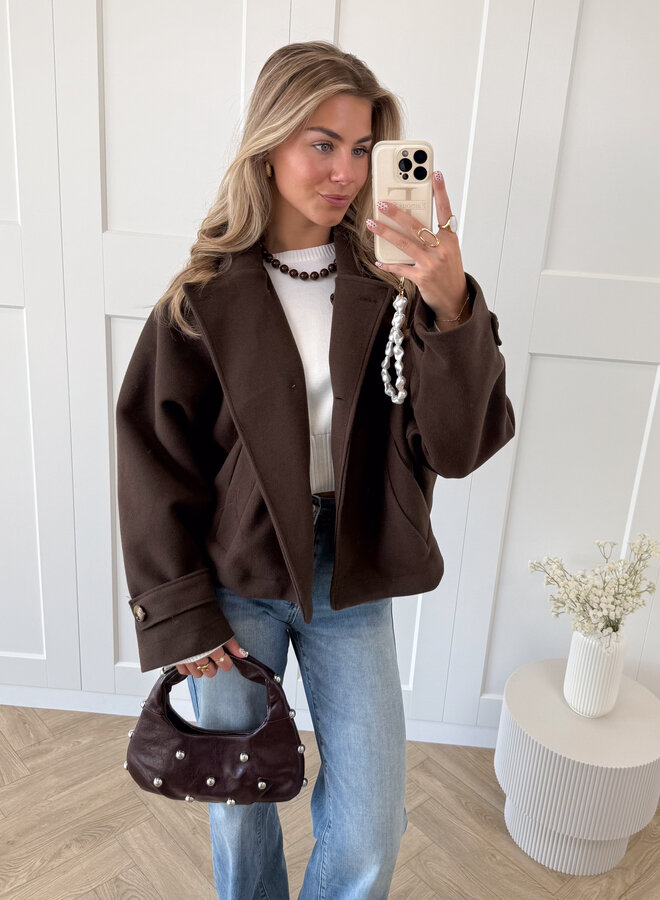 Coat Angel bruin