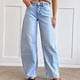 Jeans balloon Amira blauw