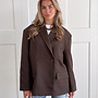 Oversized blazer Aveline bruin