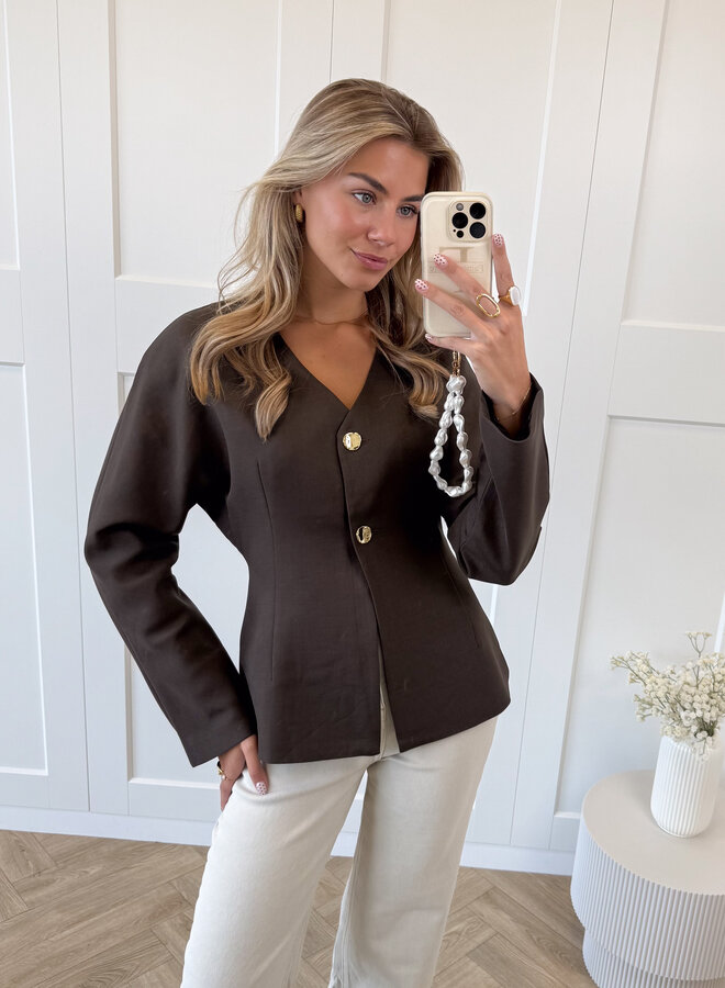 Blazer Serena bruin