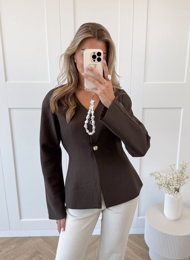 Blazer Serena bruin