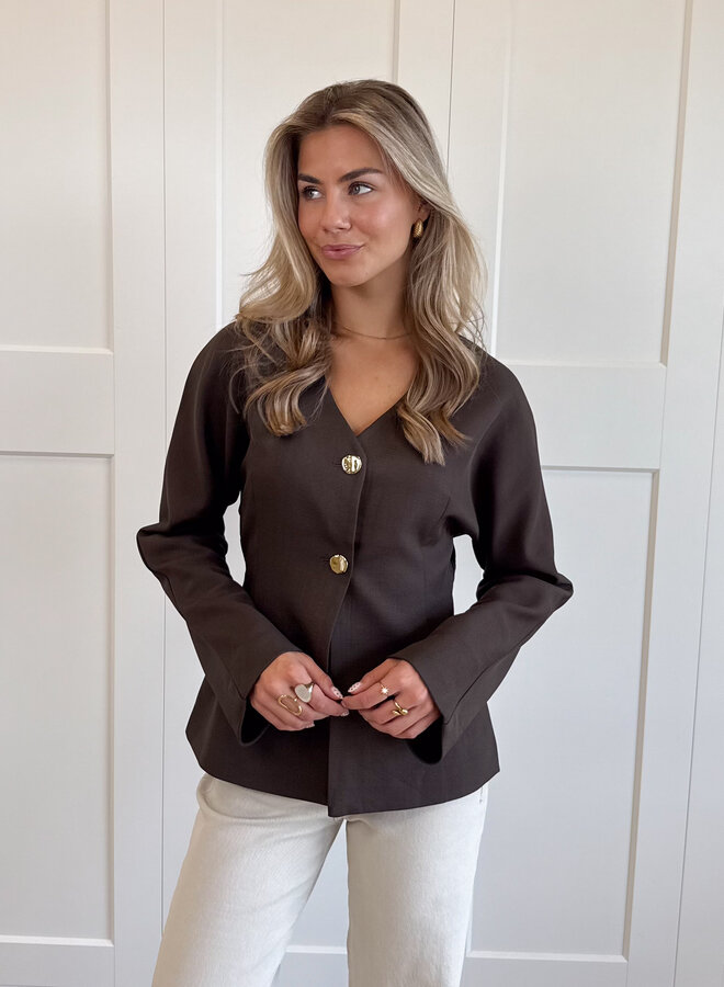 Blazer Serena bruin