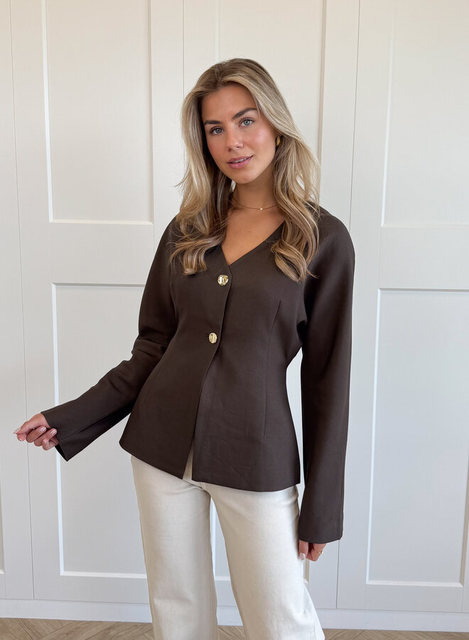 Blazer Serena bruin