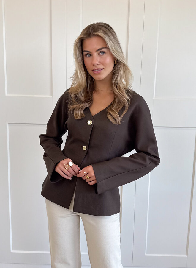 Blazer Serena bruin