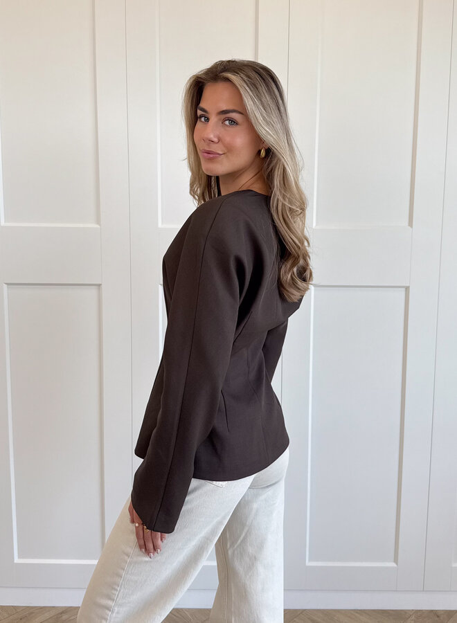 Blazer Serena bruin