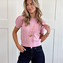 Knitted top Selena roze