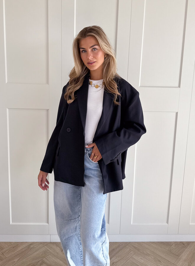 Oversized blazer Aveline navy