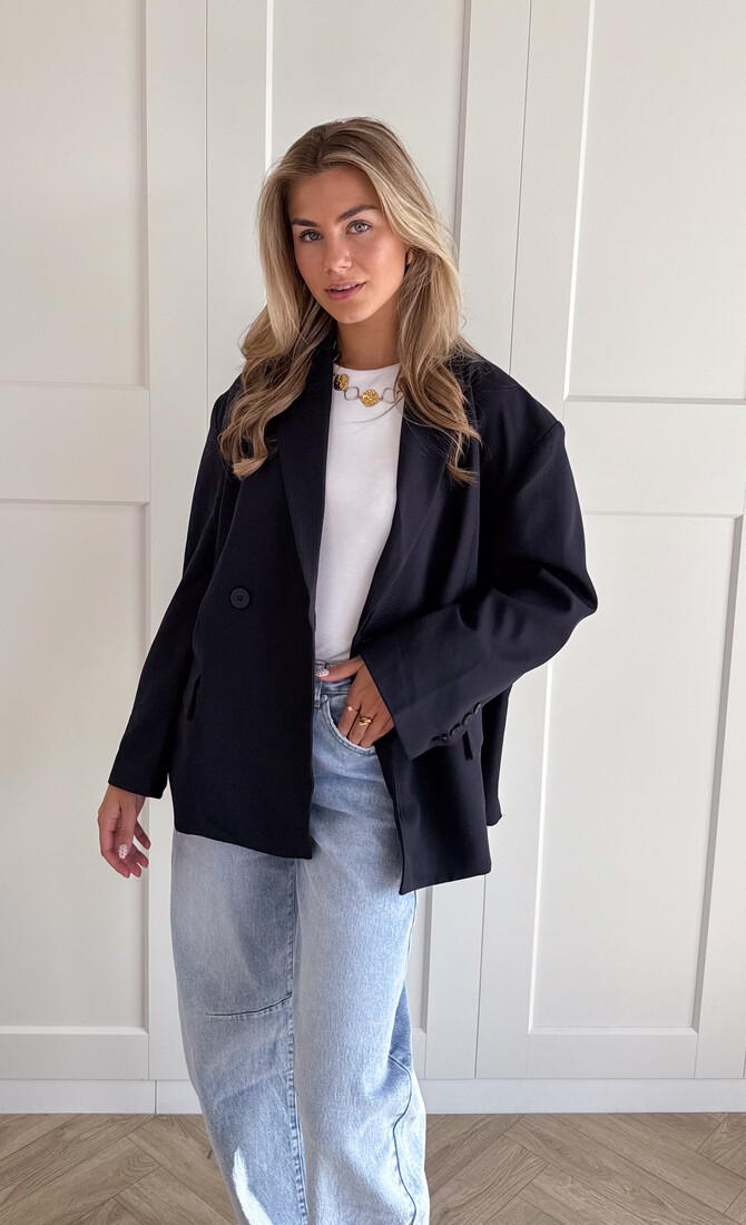 Oversized blazer Aveline navy