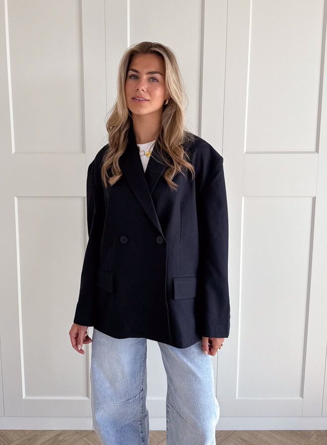Oversized blazer Aveline navy
