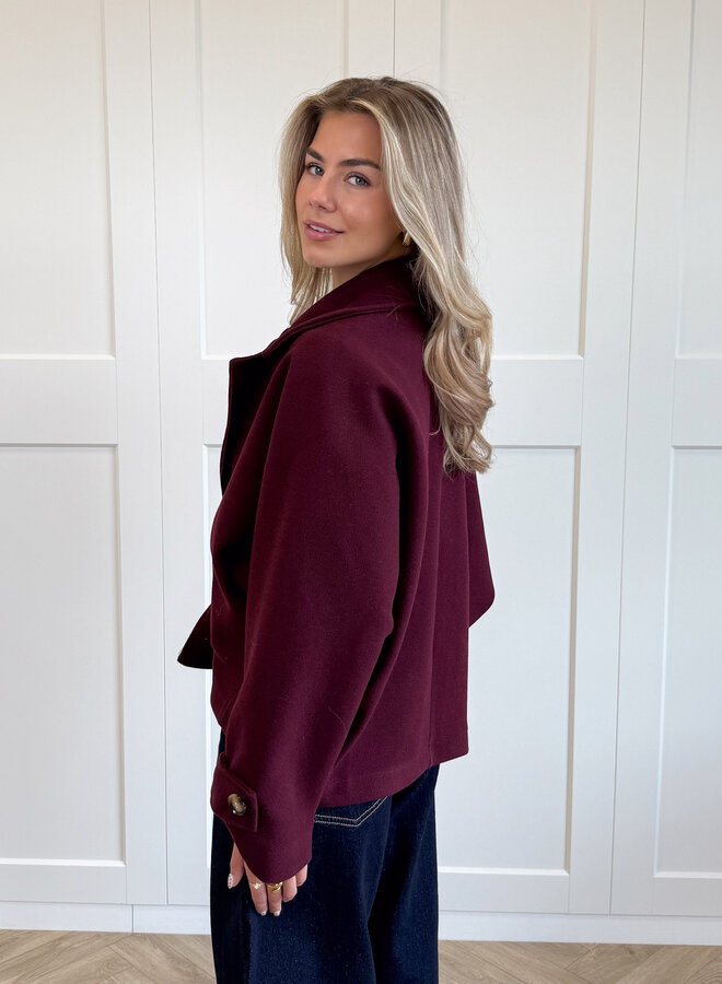 Coat Angel bordeaux