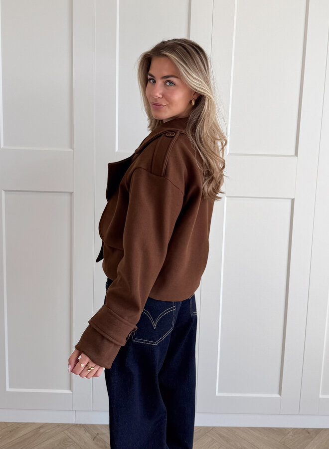 Trenchcoat jas Elena bruin
