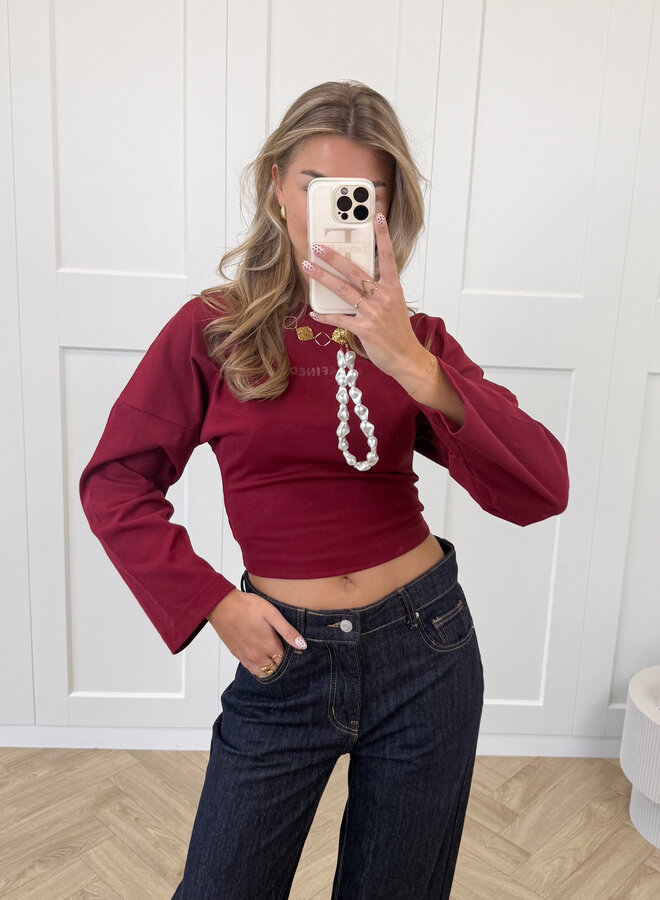 Sweater Romy bordeaux