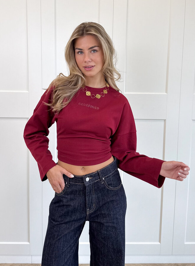 Sweater Romy bordeaux