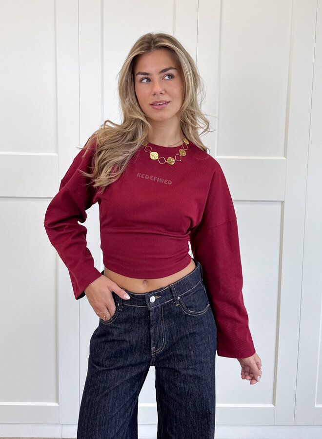 Sweater Romy bordeaux