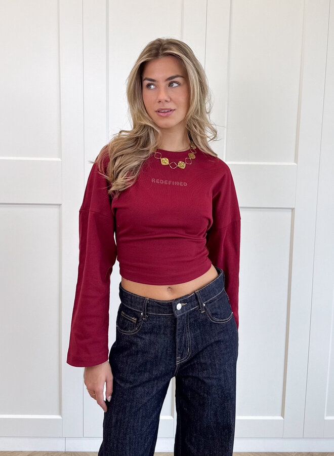Sweater Romy bordeaux