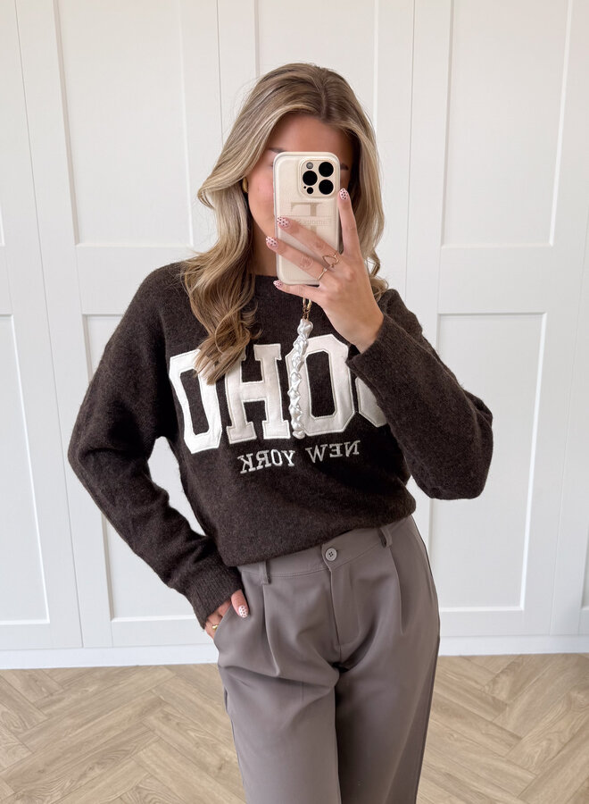 Trui Soho bruin