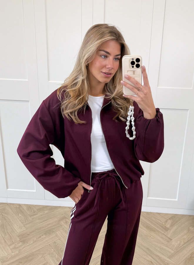 Bomberjas Noor bordeaux