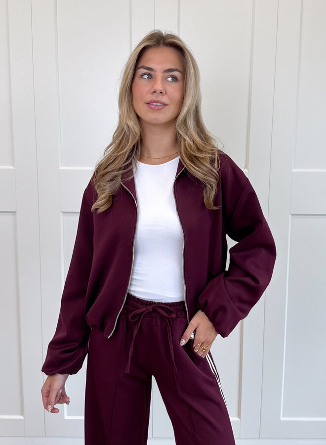 Bomberjas Noor bordeaux