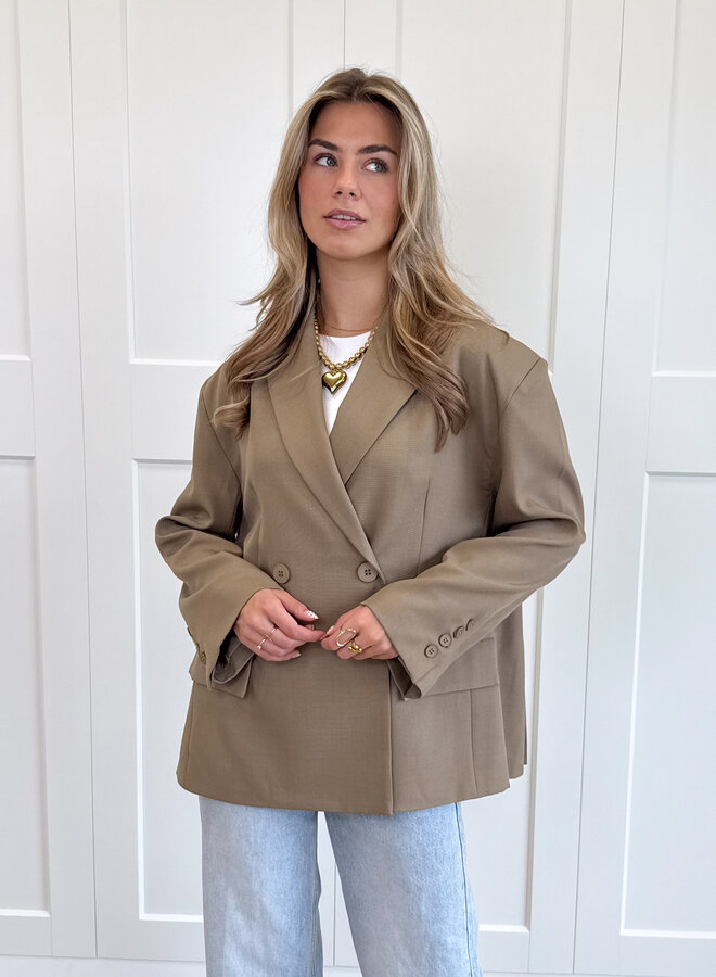 Oversized blazer Aveline camel