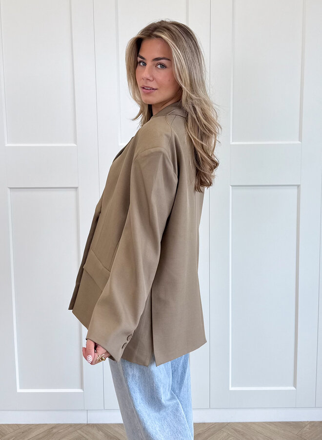 Oversized blazer Aveline camel