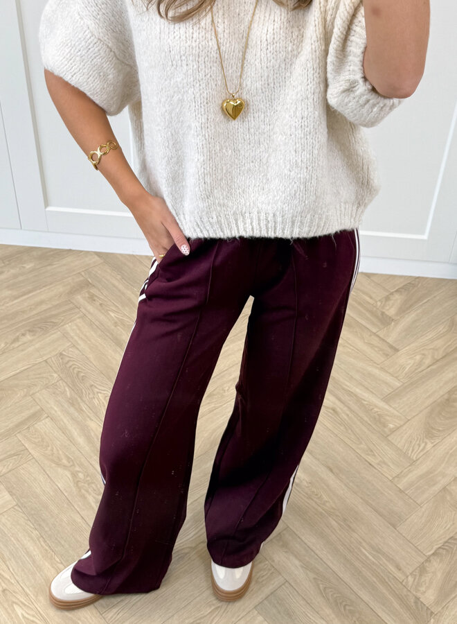 Broek Roxanne bordeaux