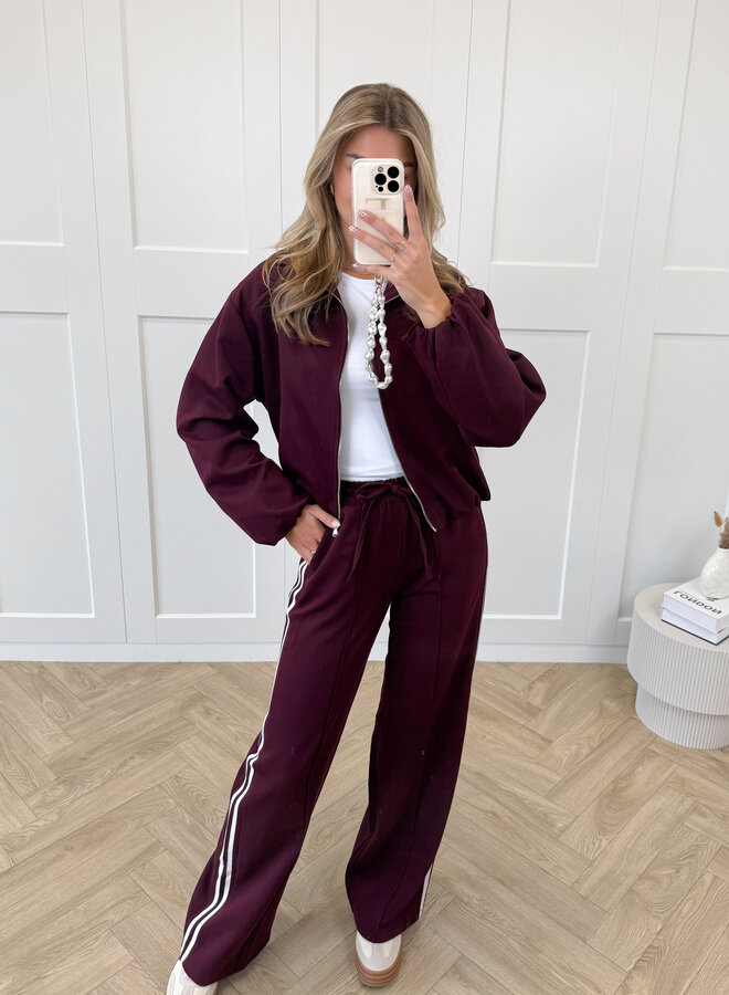 Broek Roxanne bordeaux