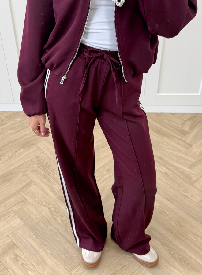 Broek Roxanne bordeaux