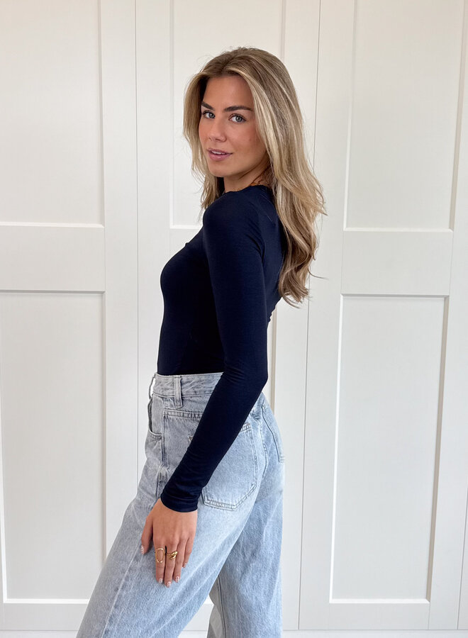 Basic Top Elise navy