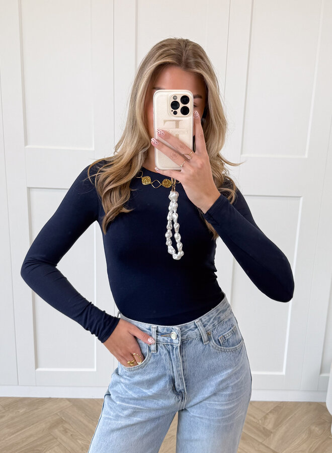 Basic Top Elise navy